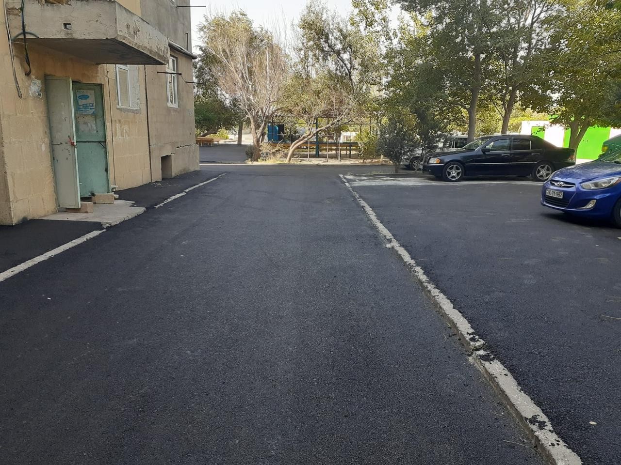 Qaradağda infrastruktur yenilənir - FOTOLAR